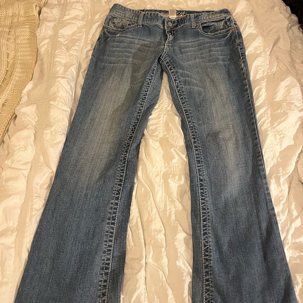 Maurice’s boot cut flare bottom jeans